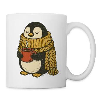 Cozy Penguin Vibes - Mug - white - Right