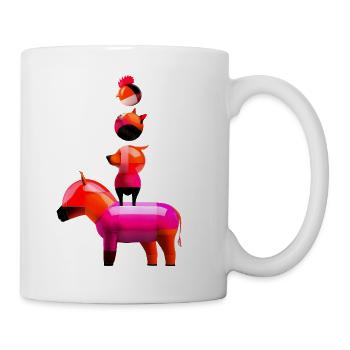 Musiciens de la ville « Balls » - Mug blanc - blanc - Droite