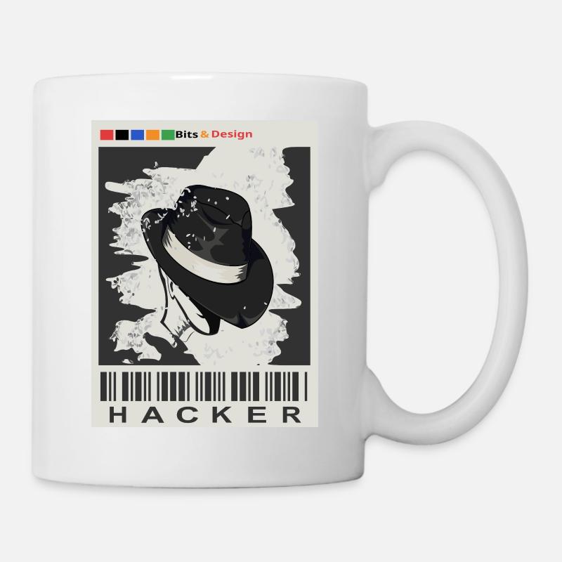Hacker gesucht - Tasse - Weiß