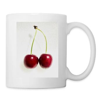 Kirsche - Tasse - Weiß - Rechts