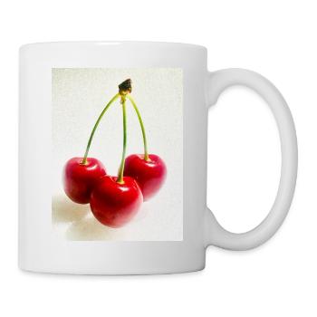 Cerise - Mug blanc - blanc - Droite