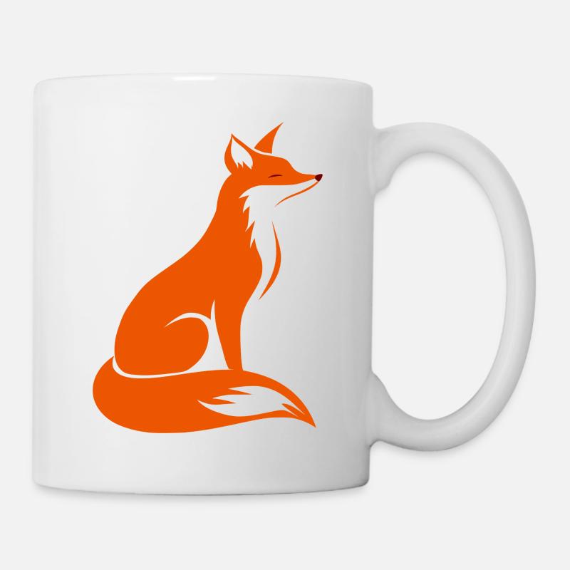Fuchs - Tasse - Weiß