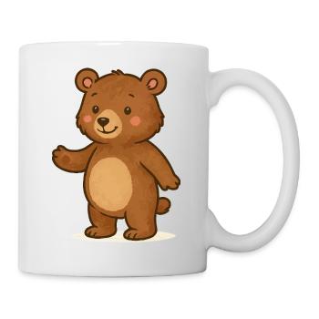Ours Ours en peluche - Mug blanc - blanc - Droite