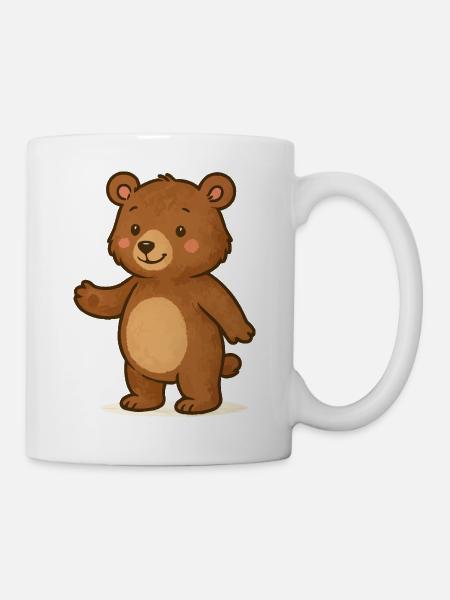 Ours Ours en peluche - Mug blanc - blanc