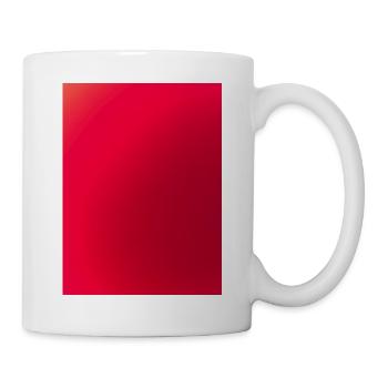 Bright red shimmer pattern - Mug - white - Right