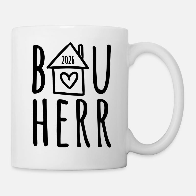 Bauherr 2026 - Tasse - Weiß
