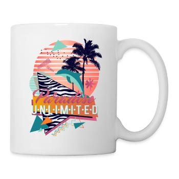 Paradise Unlimited (Shapes, Dolphin) - Mug - white - Right
