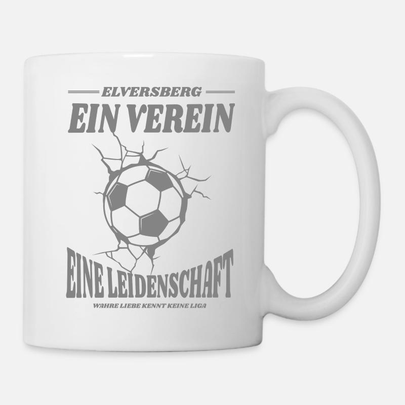 Elversberg Fußball Spruch Geschenk - Tasse - Weiß