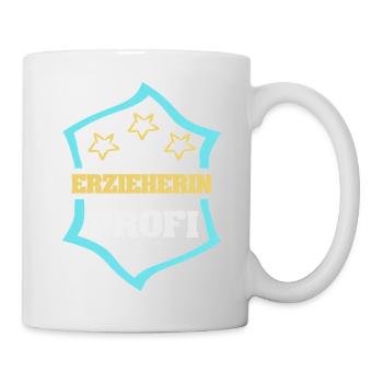 Occupation: Kindergarten teacher - Mug - white - Right
