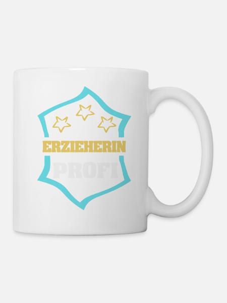 Beruf Erzieherin - Tasse - Weiß