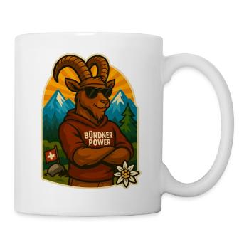 Puissance des Grisons - Mug blanc - blanc - Droite