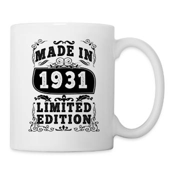 1931 Original 1931 Vintage Vintage rétro anniversa - Mug blanc - blanc - Droite