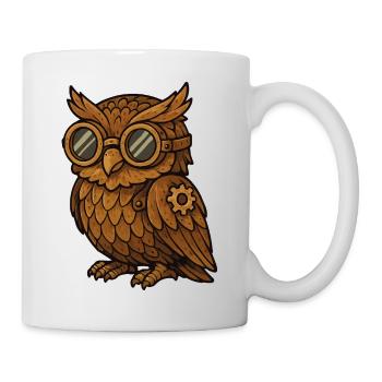 Owl Steampunk - Mug - white - Right