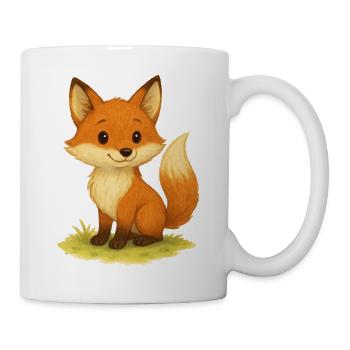 fuchs - Tasse - Weiß - Rechts