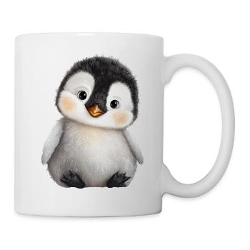 Mignon bébé pingouin - Mug blanc - blanc - Droite