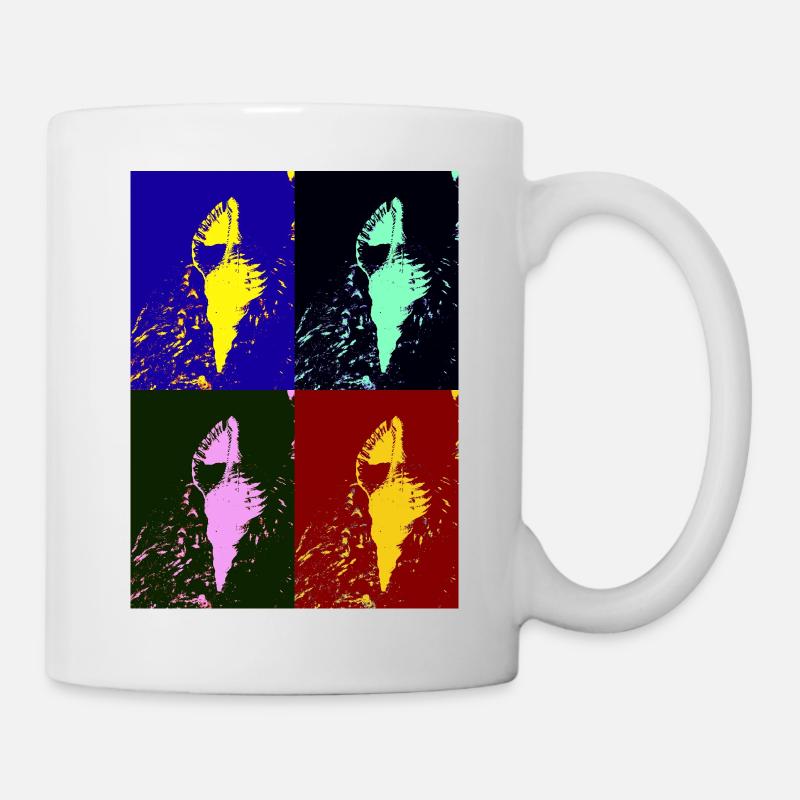 Mediterrane Schalentiere - Tasse - Weiß