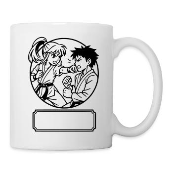 Karate manga - Mug - white - Right