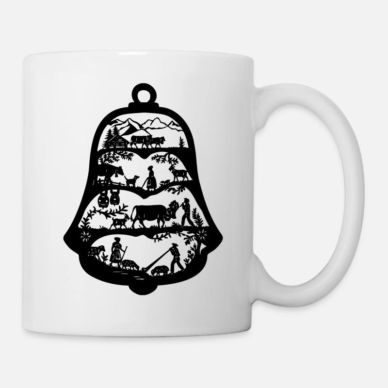 Alpenglocke_black - Mug - white