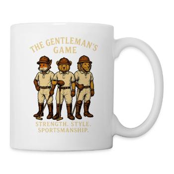 Das Golfabenteuer mit Tieren im Vintage-Stil - Tasse - Weiß - Rechts