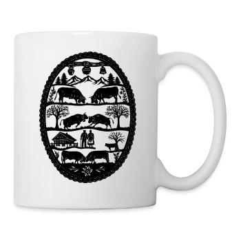 Eringer black - Mug - white - Right