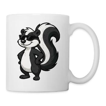 stinktier - Tasse - Weiß - Rechts