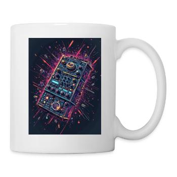 Explosion du contrôleur DJ numérique - Mug blanc - blanc - Droite