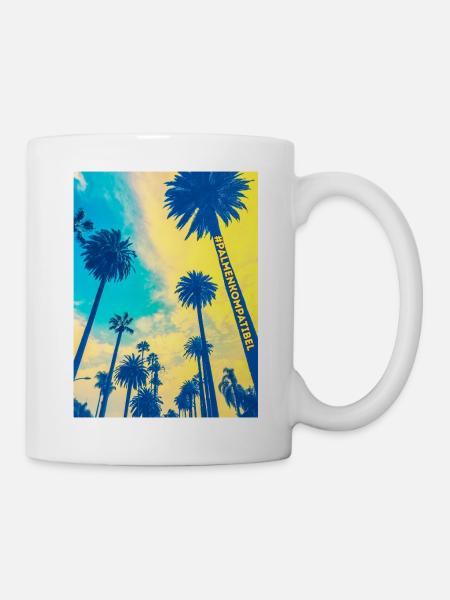 Palmenkompatibel - Tasse - Weiß