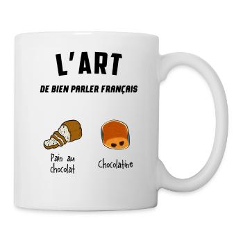Humor Südwesten Chocolatine Gastronomie - Tasse - Weiß - Rechts
