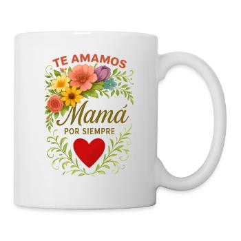 Nous aimons maman pour toujours - Cadeau maman - Mug blanc - blanc - Droite