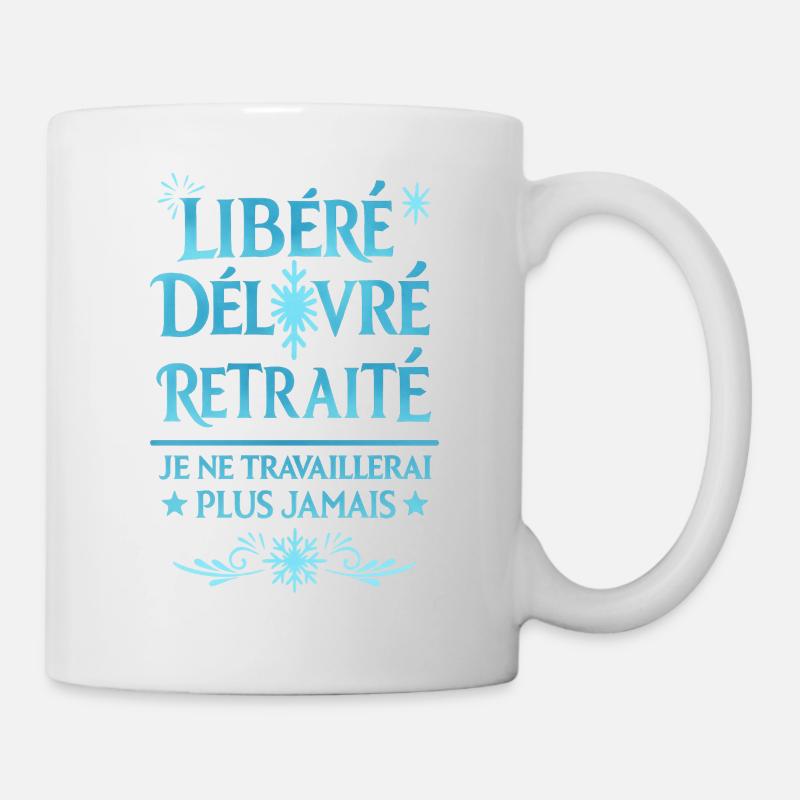 Released, Delivered, Retired - Mug - white