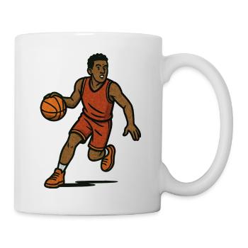 Basketball Streetball Comic - Mug - white - Right