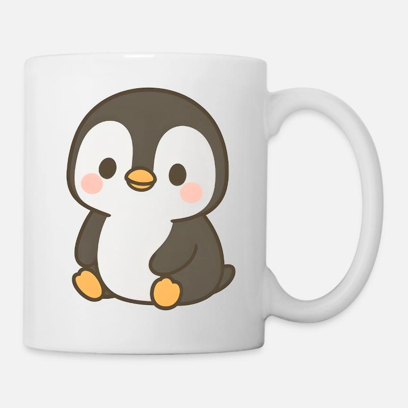 Charming Penguin with Blush - Mug - white