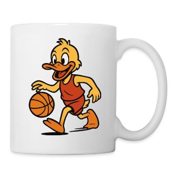 ente basketball - Tasse - Weiß - Rechts