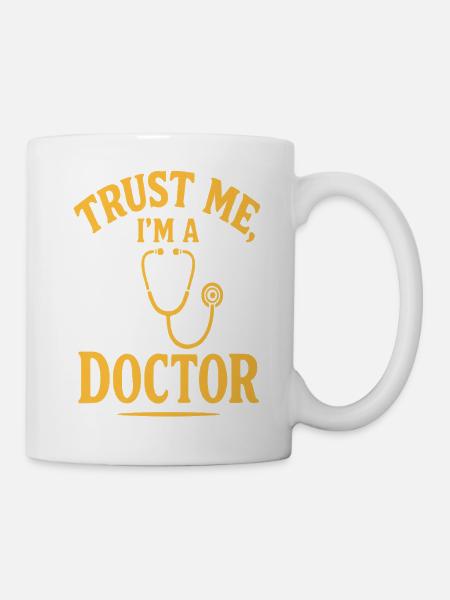 Design original humour pour médecins et soignants - Mug blanc - blanc