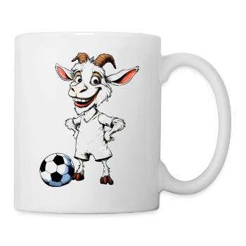 Goats Football / Footballer Goat - Mug - white - Right