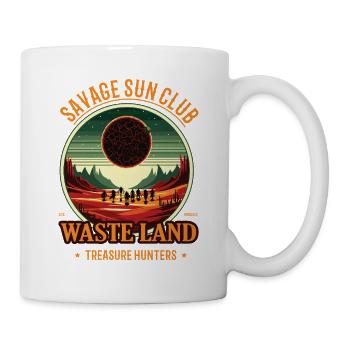 Ödland Schatzjäger Design – Fantasy Abenteuer - Tasse - Weiß - Rechts