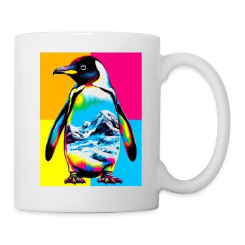 pingouin - Mug blanc - blanc - Droite