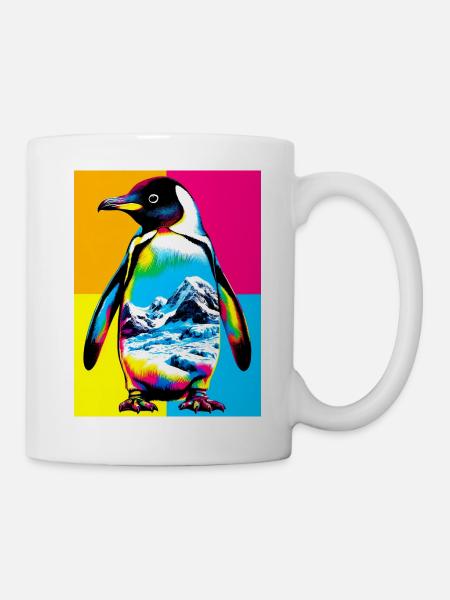 Pinguin - Tasse - Weiß
