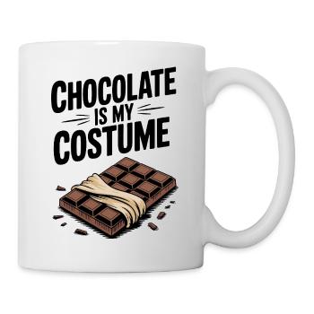 Chocolate Is My Costume - Mug - white - Right