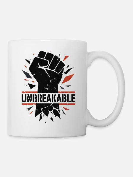 Unzerbrechliche Kraft - Tasse - Weiß