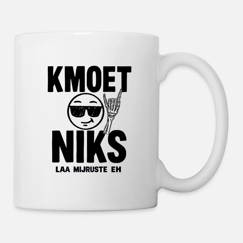 N’AVEZ RIEN À FAIRE — LAA MIJRUSTTE EH. Chemises dialecte - Mug blanc - blanc