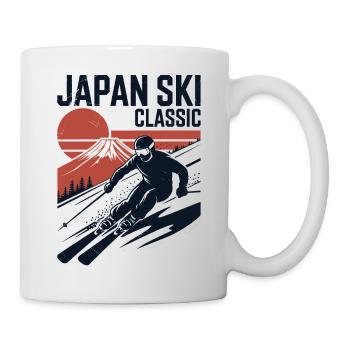 Japan Ski Classic Retro Design - Mug - white - Right