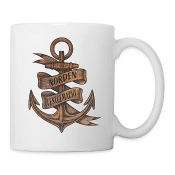 Im Norden festgemacht - Tasse - Weiß - Rechts