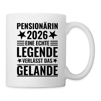 Retired 2026 A legend leaves the premises - Mug - white - Right