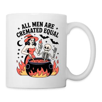 All Men Are Cremated Equal Witch - Mug - white - Right