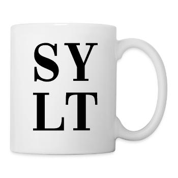 Sylt - Nordsee - Deutschland - Westerland - Tasse - Weiß - Rechts