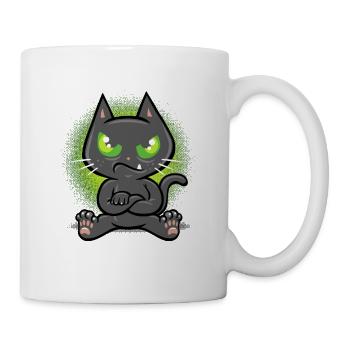 Stubborn Cat - Mug - white - Right