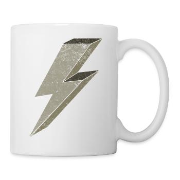 Stylish lightning designs for energy 3D - Mug - white - Right