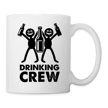 Drinking Crew - Tasse - Weiß - Rechts