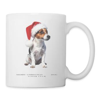 Bonnet de Noël Jack Russell Terrier - Mug blanc - blanc - Droite